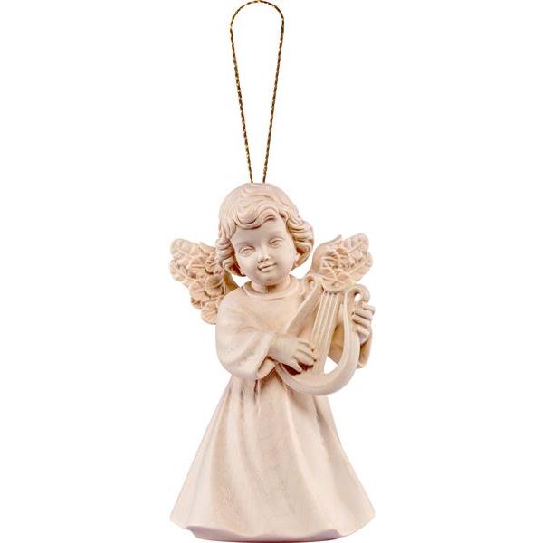 Sissi - angel with lyre to hang - natural