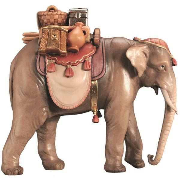 Elefant with luggage - color
