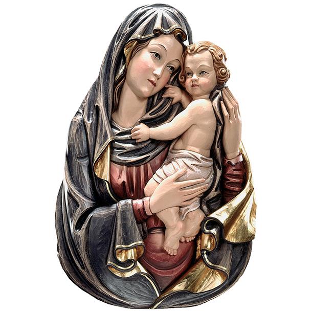 Half-length Madonna with child - color