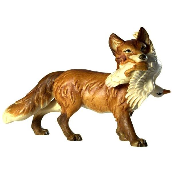 Fox with prey - color