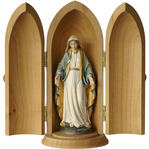 Our Lady of Grace in the niche - color