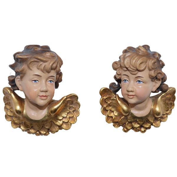 Angel heads pair - color