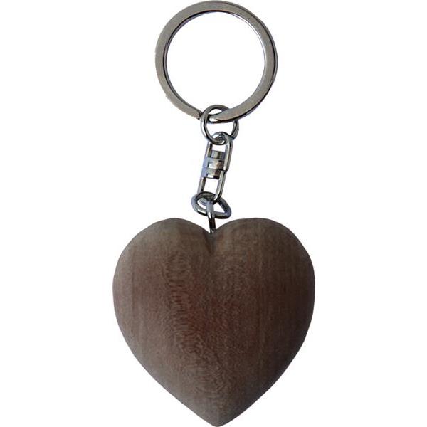 Heart with keychains - natural
