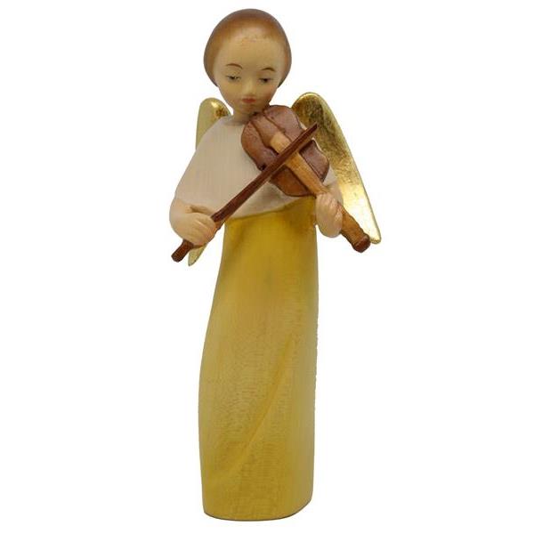 Modern style angel with violin - color