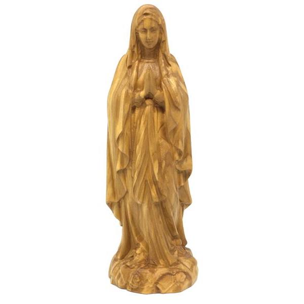 Our lady Madonna of Lourdes - olive - natural