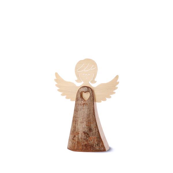 Bark Angel with Wrought - natural