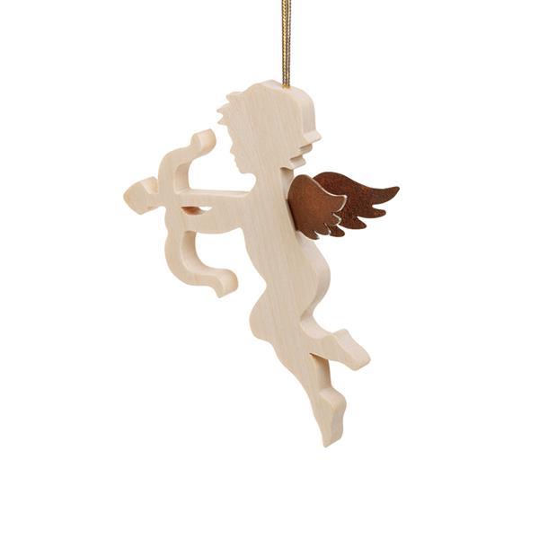 Wooden Angel with Archery - natural
