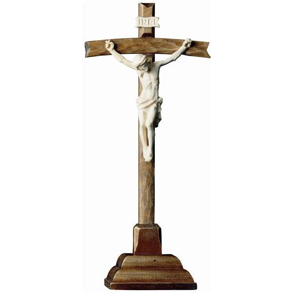 Standing crucifix - natural
