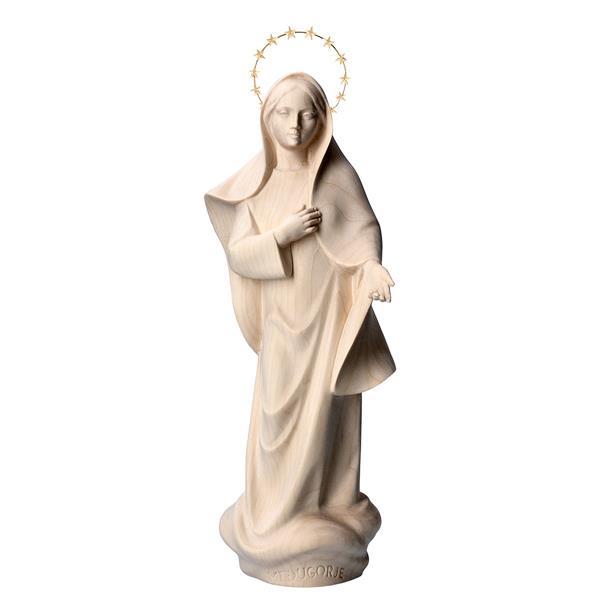 Our Lady of Medjugorje Modern with Halo 12 stars - natural
