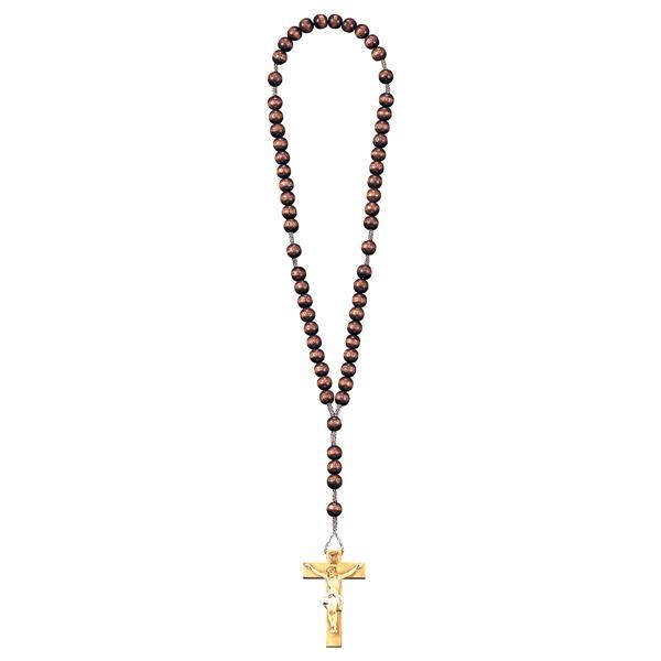 Rosary Exclusive Brown with Crucifix - color
