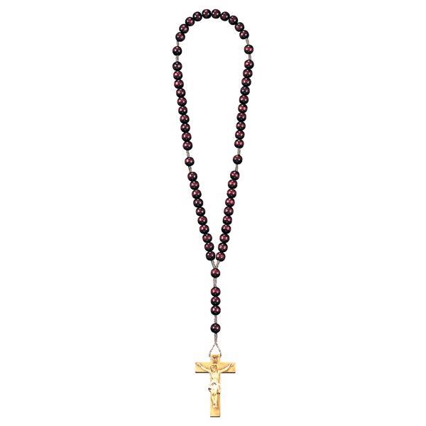 Rosary Exclusive Red with Crucifix - color