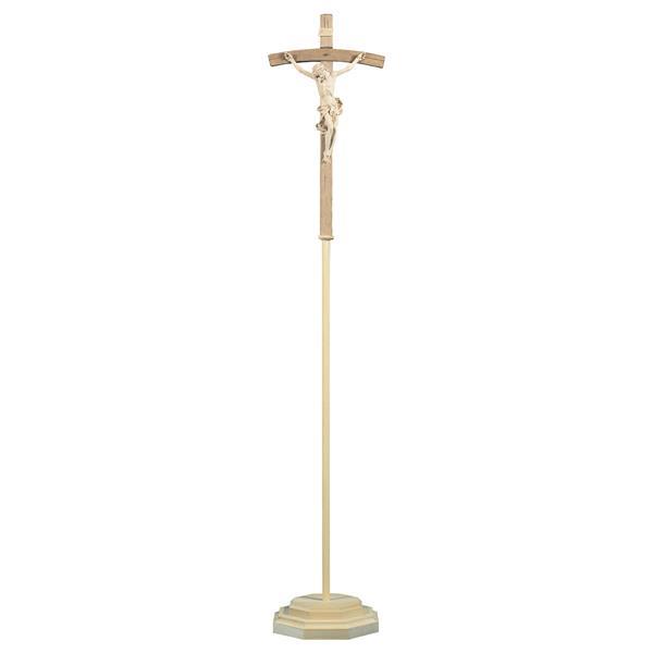 Processional cross bent with Corpus Baroque - natural