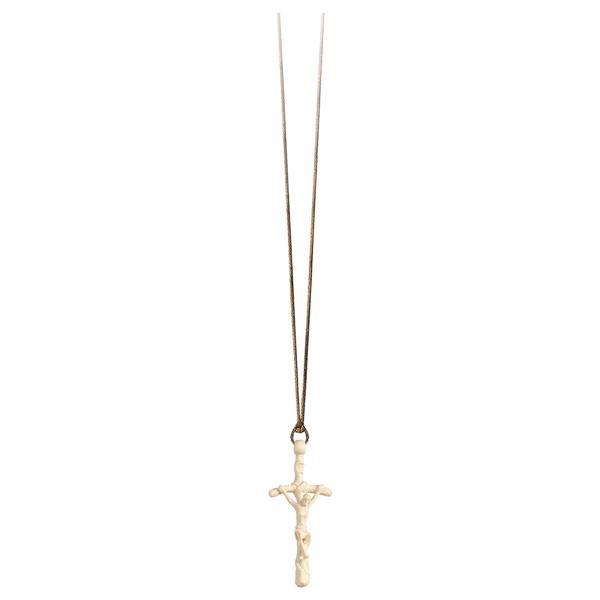 Pope Cross necklace - natural