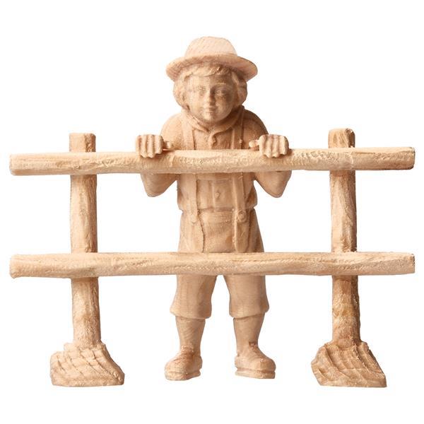 SH Looking child with fence 2 Pieces - Nat. Pine wood