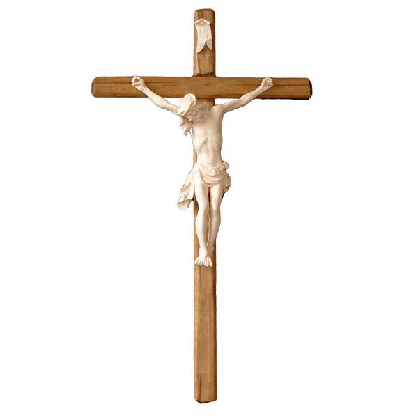 Crucifix Walder + straight cross carved - natural