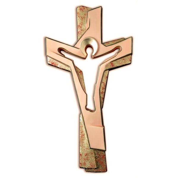 Cross of the Passion rose gold - antique