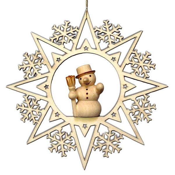 Snowman broom on Crystal Star - hued