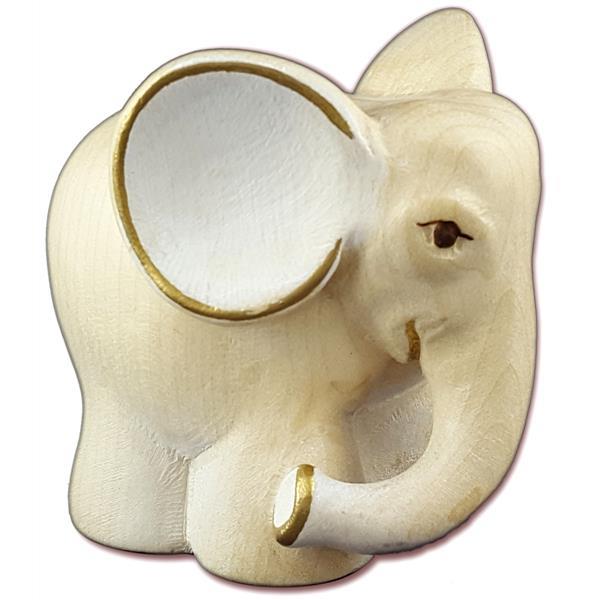 Elefant JAMBO - wax pol./ gold deco.