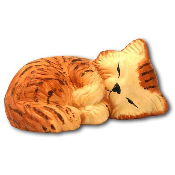 cat lying brown - color