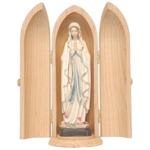Our Lady of Lourdes in niche (size Our Lady)