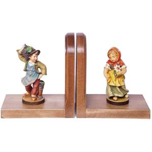 Pair book ends with children