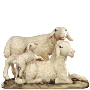 Sheep group with lamp