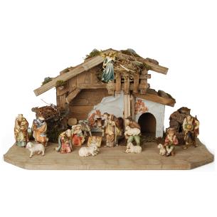 Set Presepio della pace 14 figure con capanna