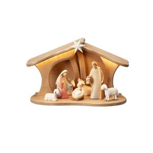 LE Nativity Set 9 pcs-stable Luce for Holy Family Led