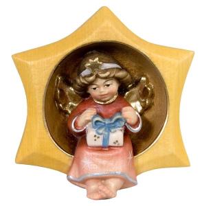 Christmas Angel with Parcel in star