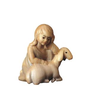 Bambina con pecora
