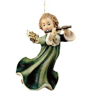 Angel with flute 2.4 inch (for hanging)