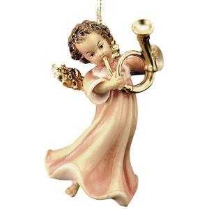 Angel with horn 2.4 inch (for hanging)