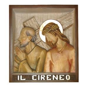 Via Crucis 14 st. 28x30 cm prezzo per scultura quadro