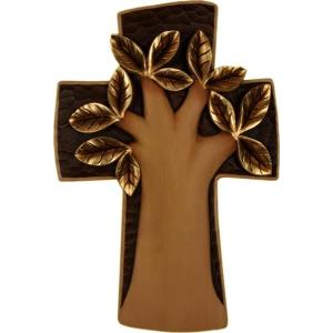 Tree of Life Cross, carved in wood