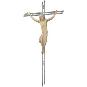 Crucifix, with a double bar made of steel