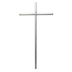 Cross of stainless steel