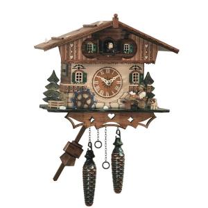 Quartz cuckoo clock with music