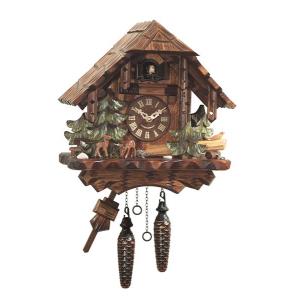 Quartz cuckoo clock with music