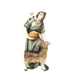 Shepherd with goat