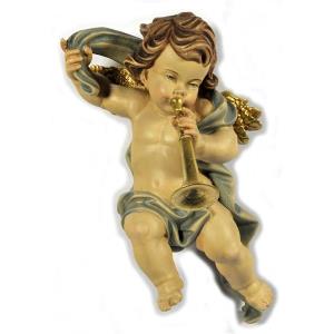 Putto angel with trumpet