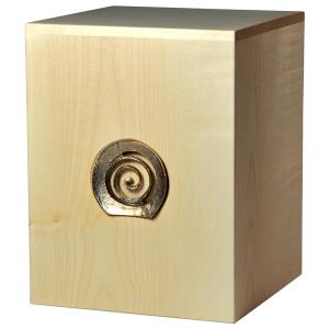 Urn "Infinity" - maple wood - 11,22 x 8,66 x 8,66 inch
