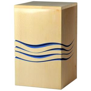 Urn "Rest in peace" - maple wood - 11,22 x 6,88 x 6,88 inch