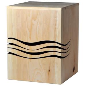 Urna "Riposa in pace" - legno di cirmolo - 28,5 x 17,5 x 17,5 cm