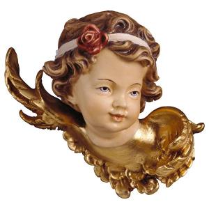 Angel-head with rose left side