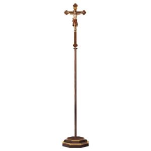 Croce astile Barocca con Corpo Romanico con corona