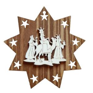 Magi on star on both sides