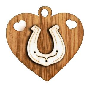 Heart with horseshoe