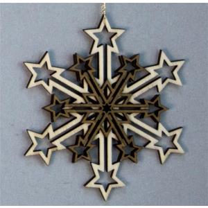 Decoration 3 layers Snowflake