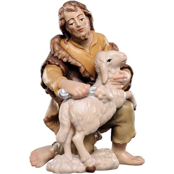 Shepherd shearing - color