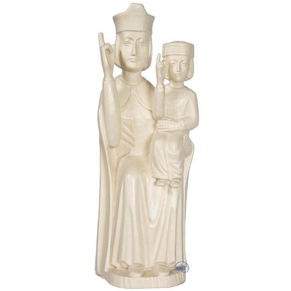 Madonna with Child seated - Romanesque style - natural